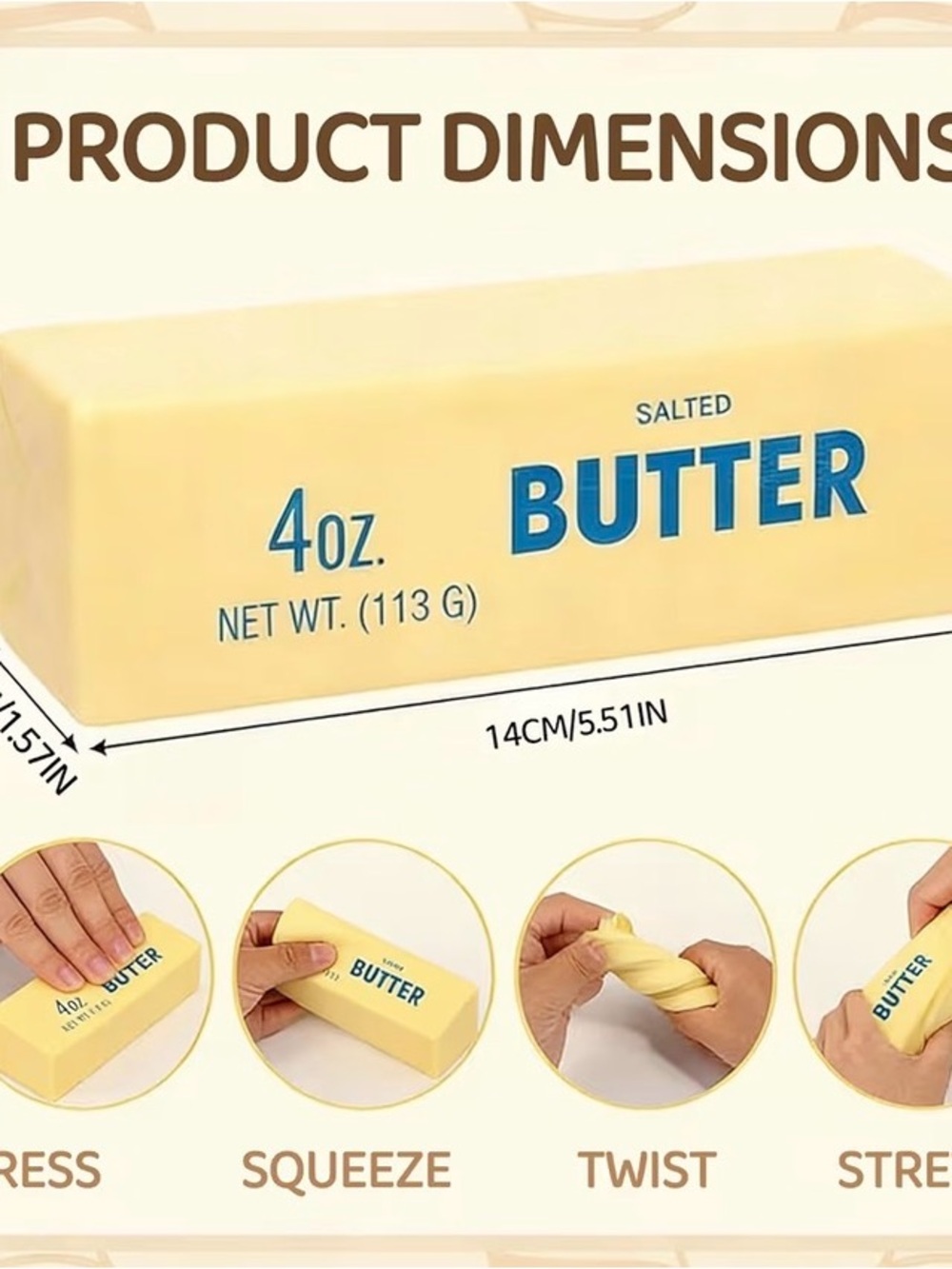Butter 🧈 squishy - Picture 2 of 8